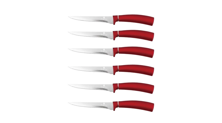 Berlinger Haus Metallic Burgundy Line steak k�sk�szlet